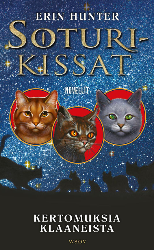 Etukansi. Erin Hunter. Soturikissat: Kertomuksia klaaneista.