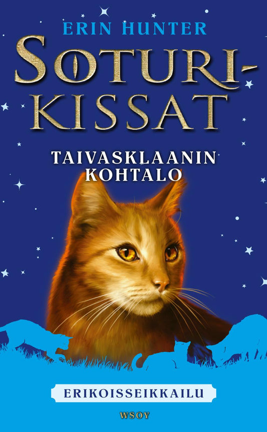 Etukansi. Erin Hunter. Soturikissat: Erikoisseikkailu: Taivasklaanin kohtalo.