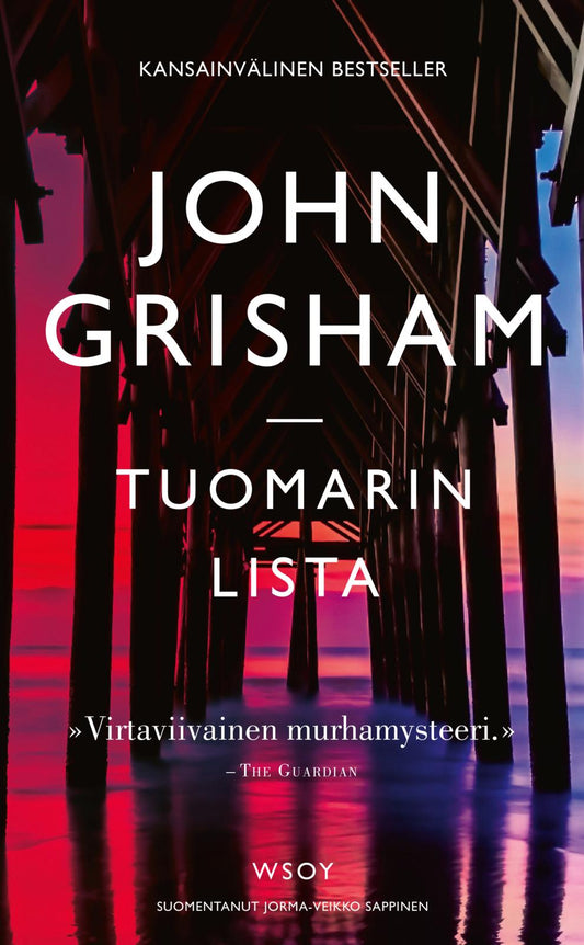 Etukansi. John Grisham. Tuomarin lista.