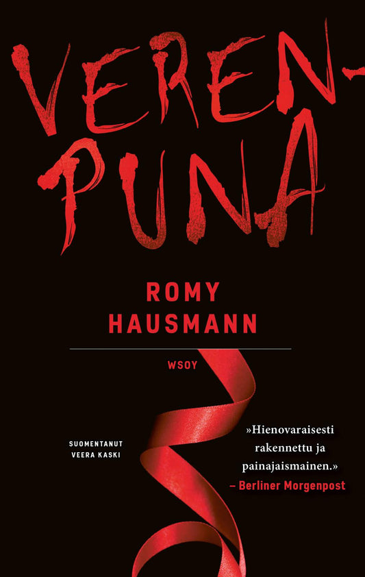 Etukansi. Romy Hausmann. Verenpuna.