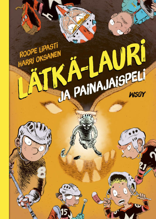 Etukansi. Roope Lipasti. Harri Oksanen. Lätkä-Lauri ja painajaispeli.