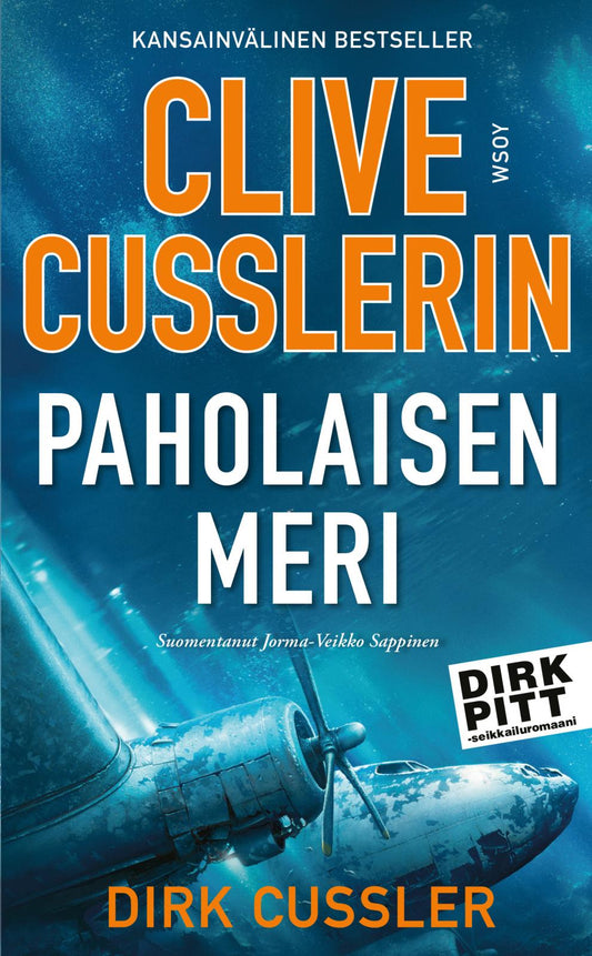 Etukansi. Clive Cussler. Dirk Cussler. Paholaisen meri.