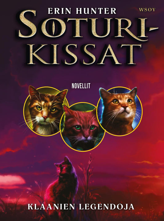 Etukansi. Erin Hunter. Soturikissat: Klaanien legendoja.