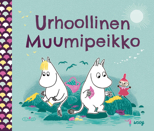 Etukansi. Puffin Books. Urhoollinen Muumipeikko.