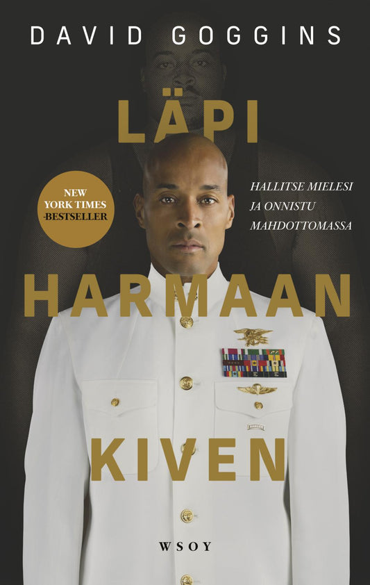 Etukansi. David Goggins. Läpi harmaan kiven.