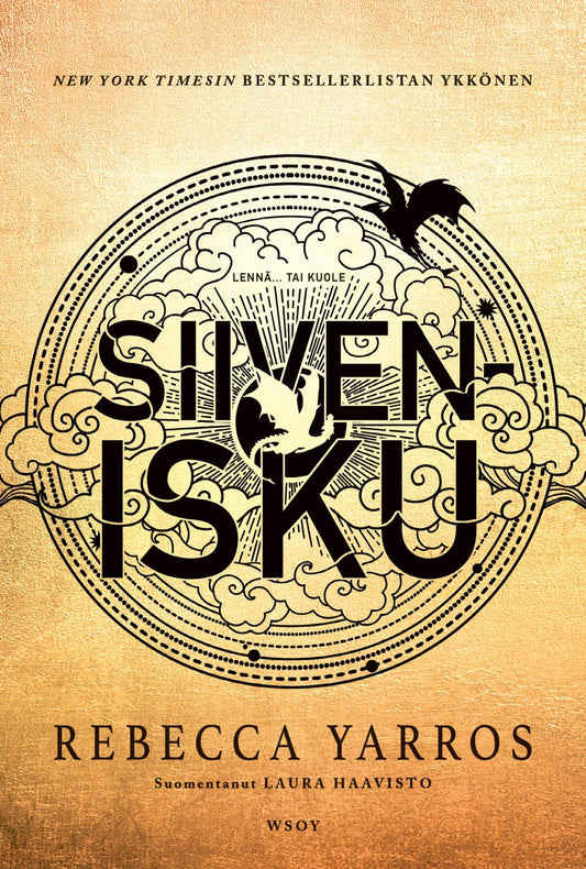 Etukansi. Rebecca Yarros. Siivenisku.