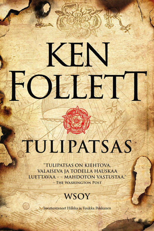 Etukansi. Ken Follett. Tulipatsas.