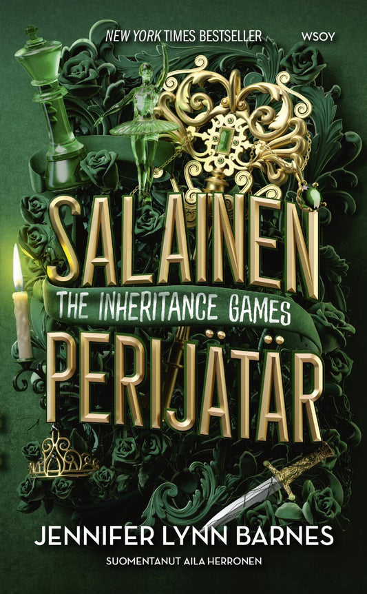 Etukansi. Jennifer Lynn Barnes. The Inheritance Games: Salainen perijätär.