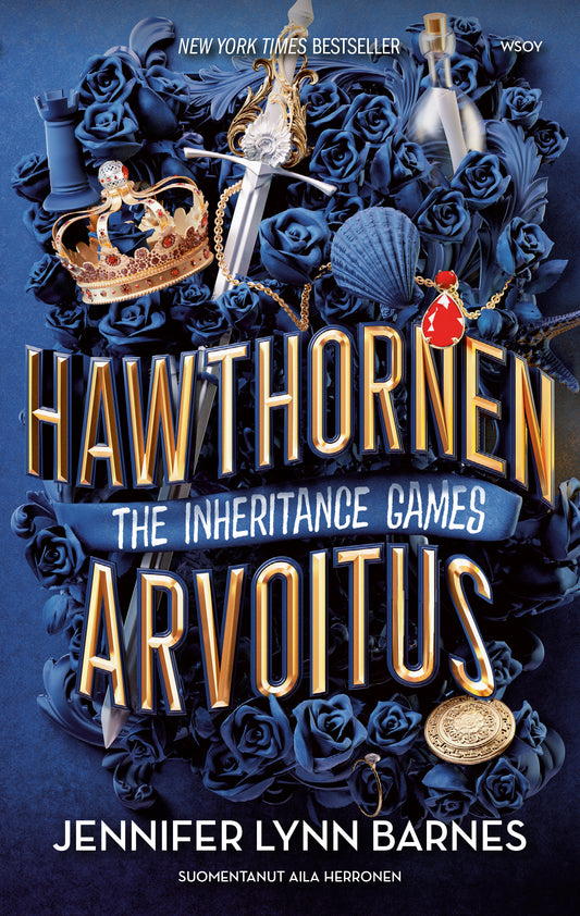 Etukansi. Jennifer Lynn Barnes. The Inheritance Games: Hawthornen arvoitus.