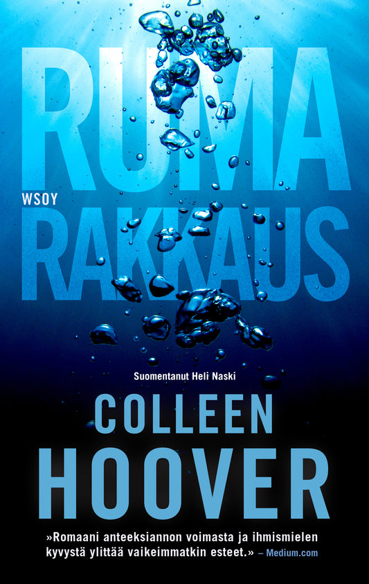 Etukansi. Colleen Hoover. Ruma rakkaus.