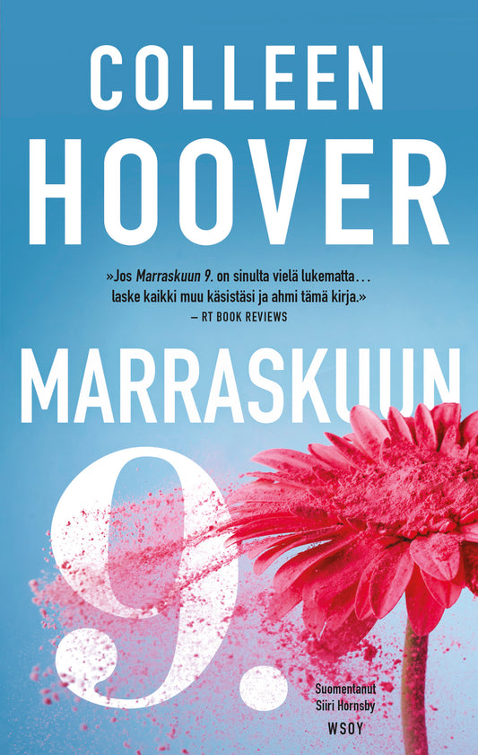 Etukansi. Colleen Hoover. Marraskuun 9..