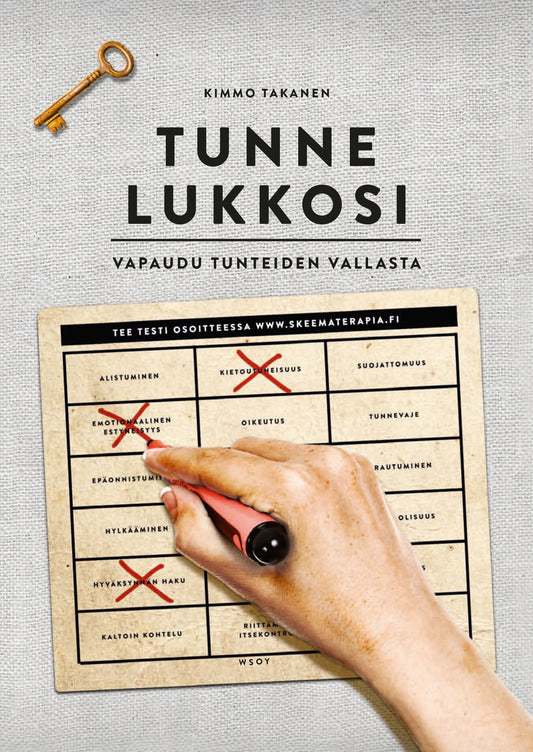 Etukansi. Kimmo Takanen. Tunne lukkosi.