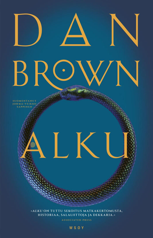 Etukansi. Dan Brown. Alku.