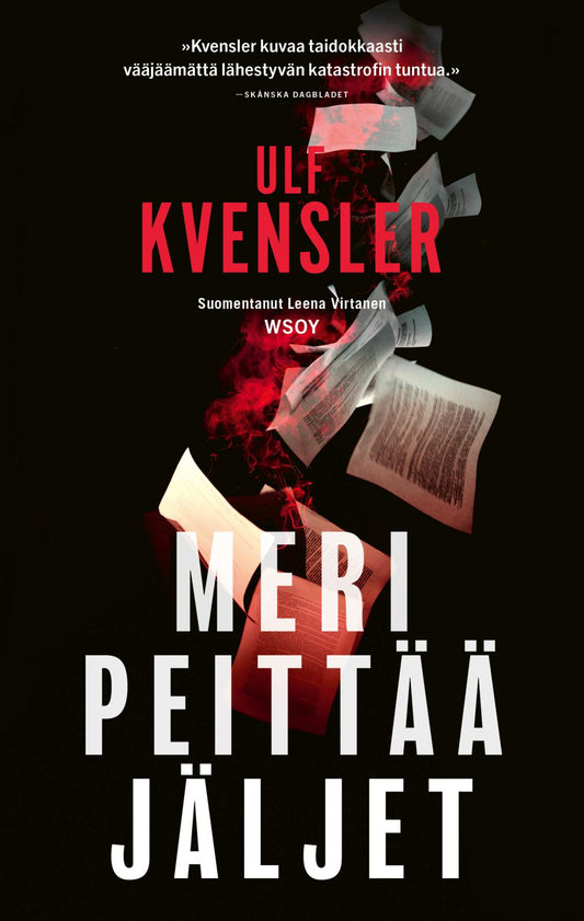 Etukansi. Ulf Kvensler. Meri peittää jäljet.