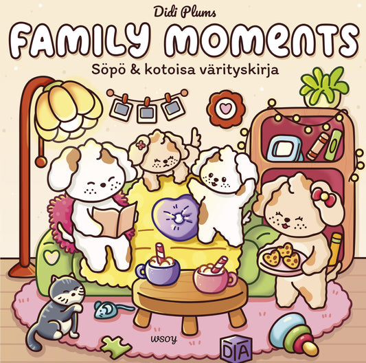 Etukansi. Didi Plums. Didi Plums. Family Moments.