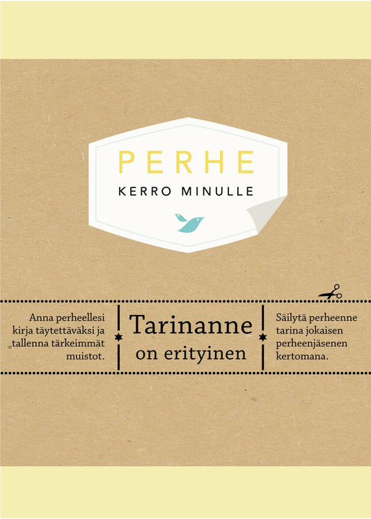 Etukansi. Elma van Vliet. Perhe. Kerro minulle.