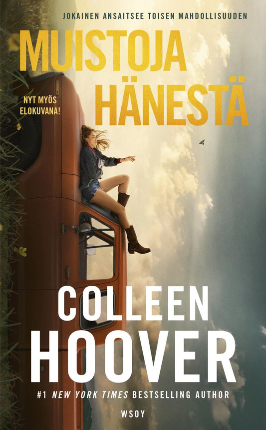 Etukansi. Colleen Hoover. Muistoja hänestä.
