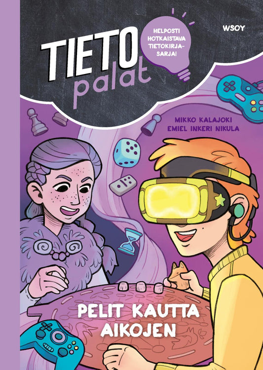 Etukansi. Mikko Kalajoki. Emiel Inkeri Nikula. Tietopalat: Pelit kautta aikojen.