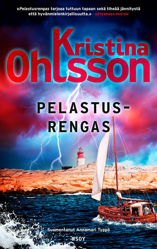 Etukansi. Kristina Ohlsson. Pelastusrengas.