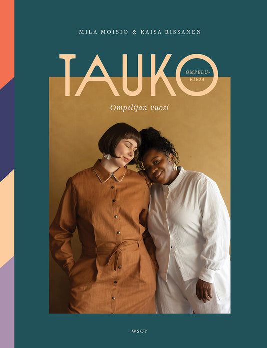 Etukansi. Mila Moisio. Kaisa Rissanen. TAUKO-ompelukirja.