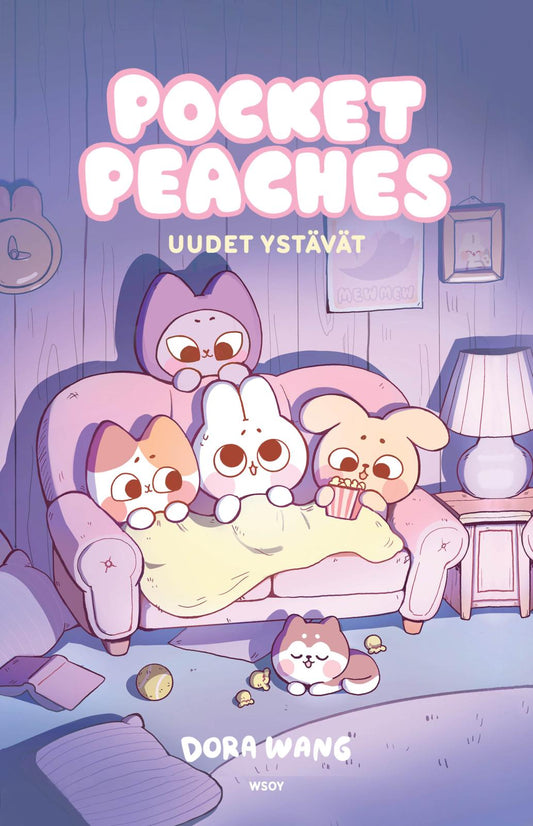Etukansi. Dora  Wang. Dora  Wang. Pocket Peaches: Uudet ystävät.