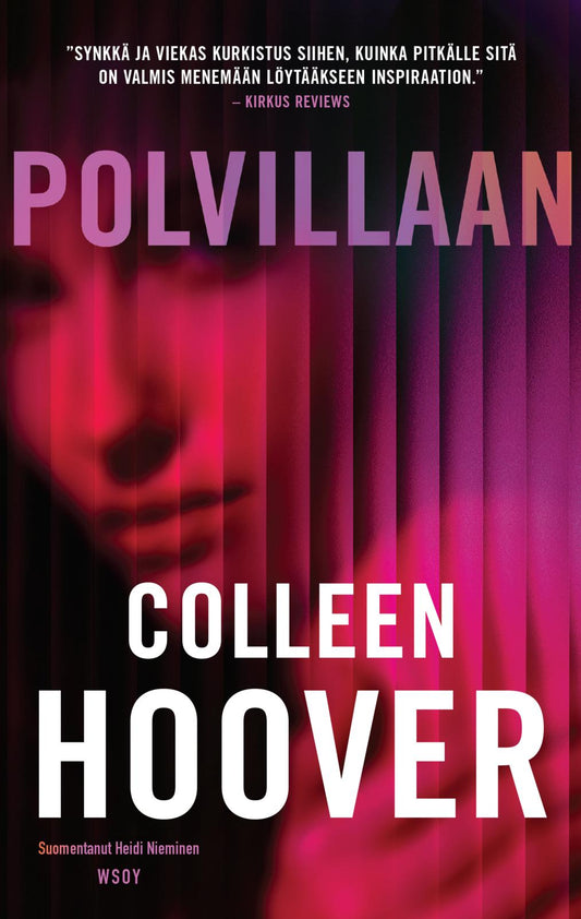 Etukansi. Colleen Hoover. Polvillaan.