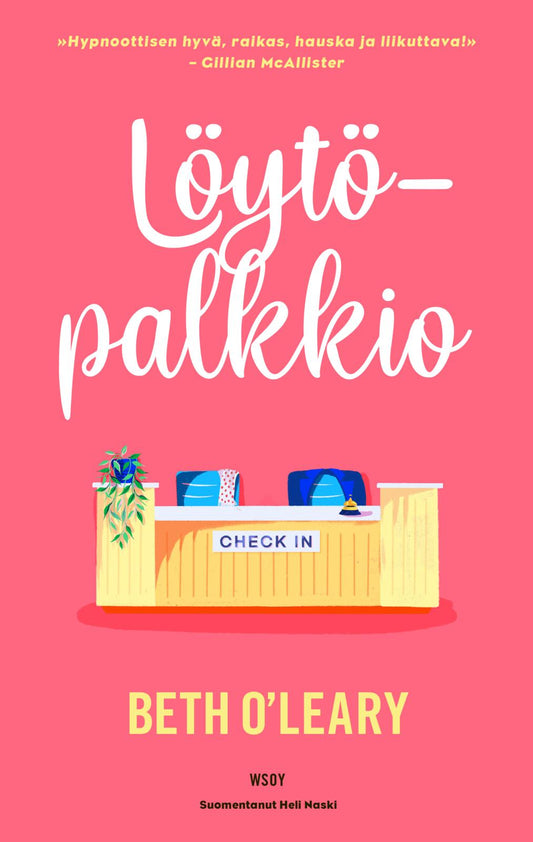 Etukansi. Beth O'Leary. Löytöpalkkio.