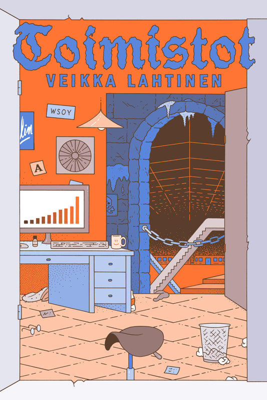 Etukansi. Veikka Lahtinen. Toimistot.