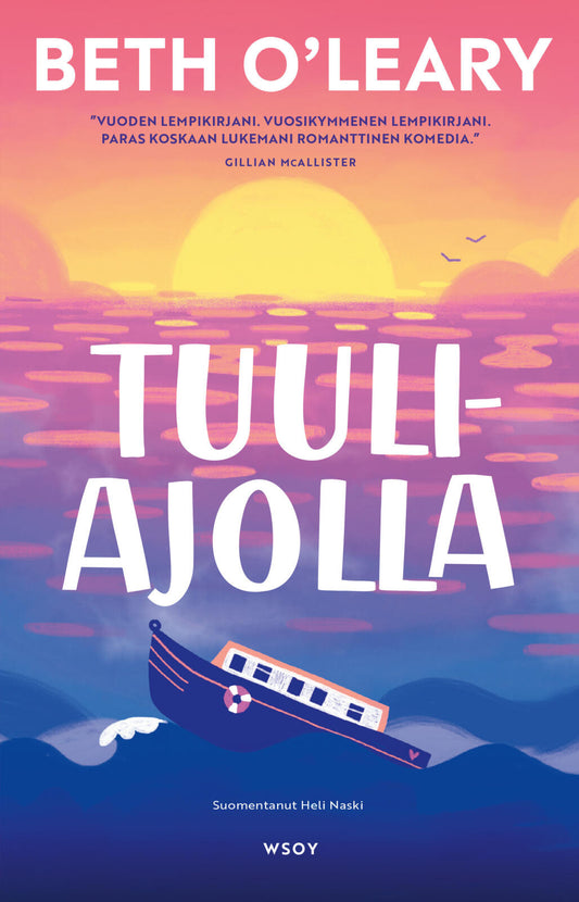 Etukansi. Beth O'Leary. Tuuliajolla.