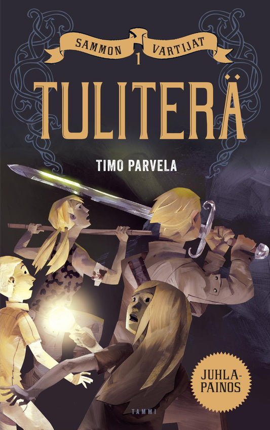 Etukansi. Timo Parvela. Tuliterä.