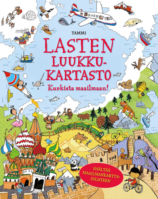 Etukansi. Alex Frith. Lasten luukkukartasto.