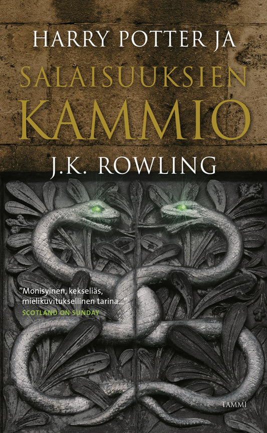 Etukansi. J.K. Rowling. Harry Potter ja salaisuuksien kammio.