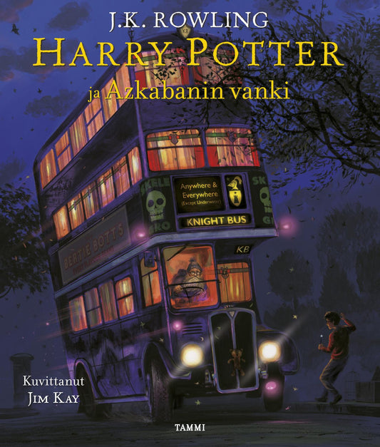 Etukansi. J.K. Rowling. Jim Kay. Harry Potter ja Azkabanin vanki (kuvitettu).