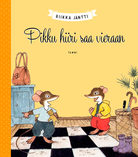 Etukansi. Riikka Jäntti. Pikku hiiri saa vieraan.