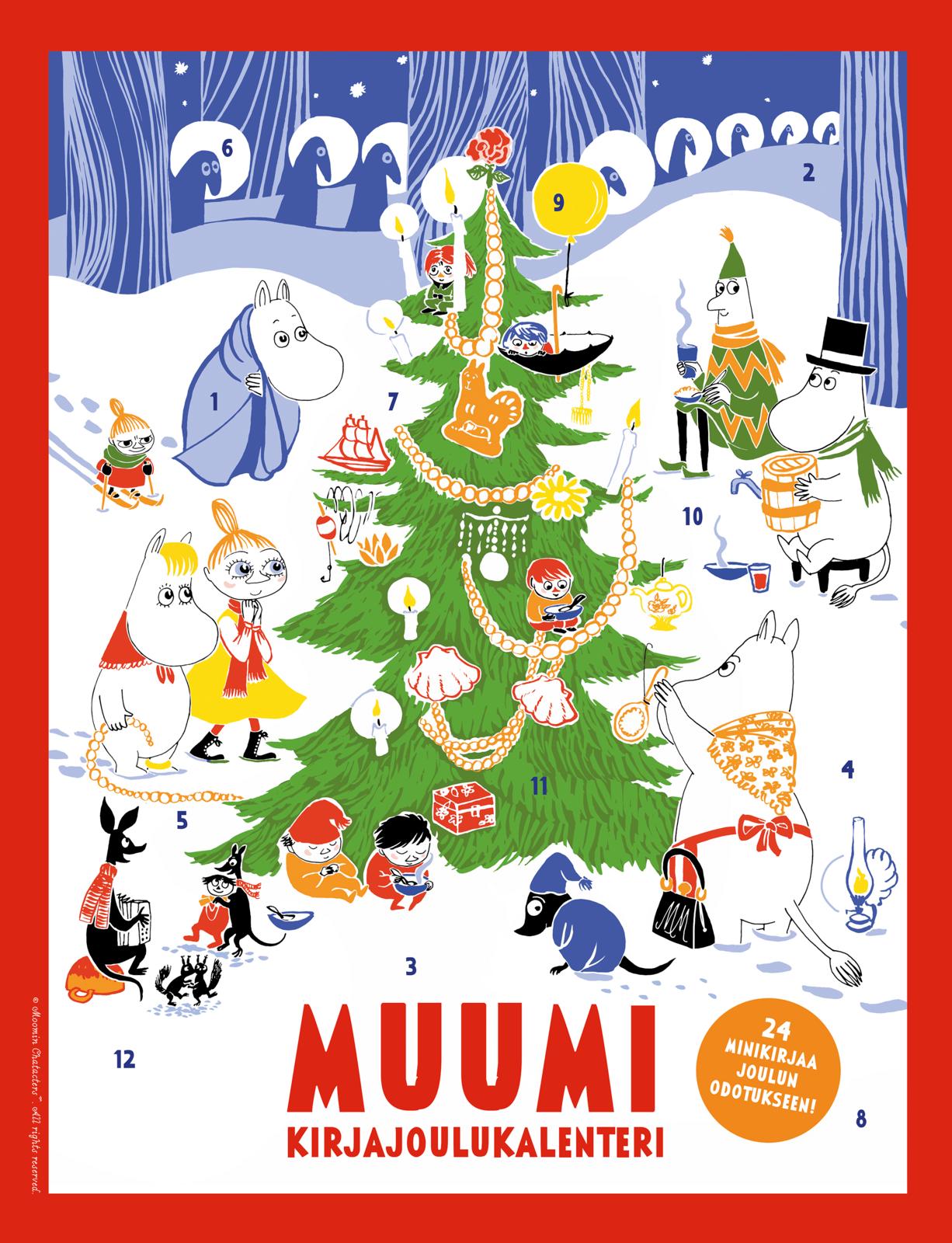 MUUMI kirjajoulukalenteri