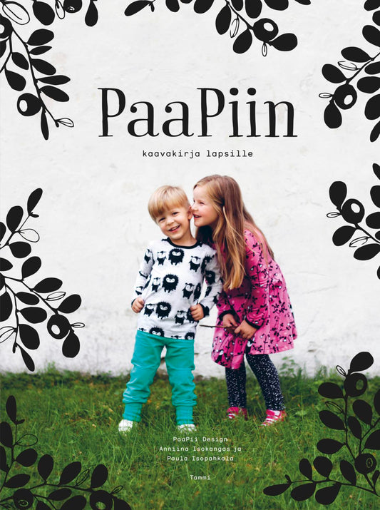 Etukansi. PaaPii Design. PaaPiin kaavakirja lapsille.