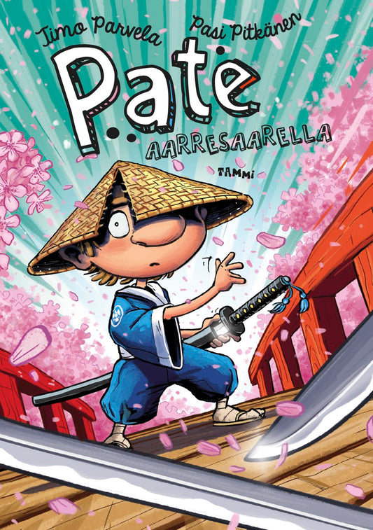 Etukansi. Timo Parvela. Pasi Pitkänen. Pate aarresaarella.
