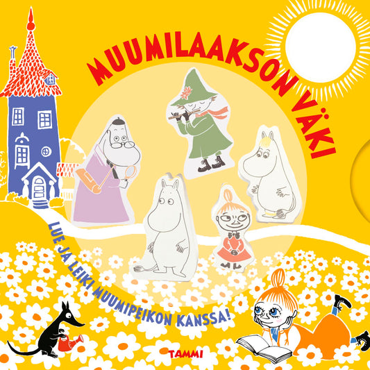 Etukansi. Riina ja Sami Kaarla. Muumilaakson väki.