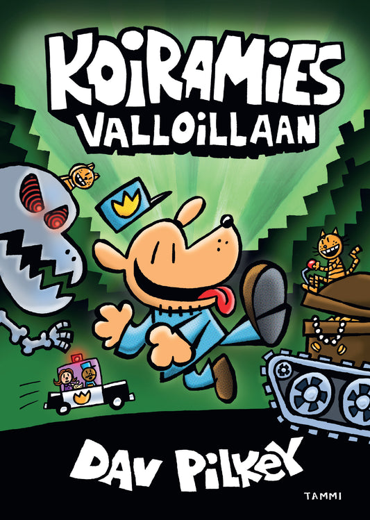 Etukansi. Dav Pilkey. Dav Pilkey. Koiramies valloillaan.