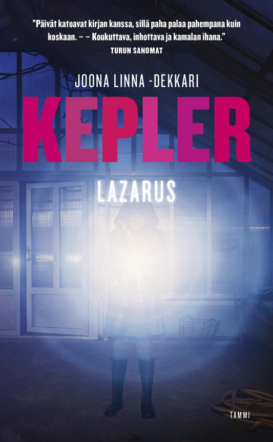 Etukansi. Lars Kepler. Lazarus.