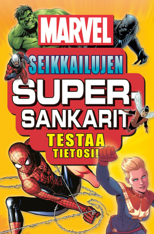 Etukansi. Marvel. Seikkailujen supersankarit.