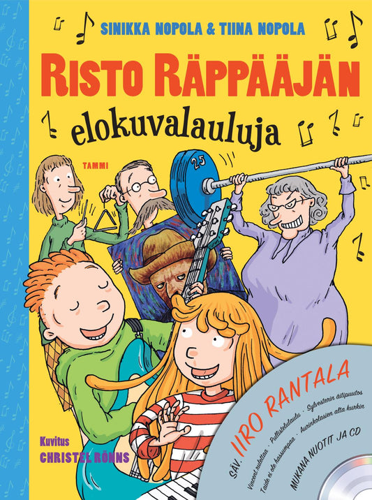 Etukansi. Sinikka Nopola. Tiina Nopola. Christel Rönns. Risto Räppääjän elokuvalauluja.