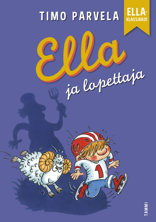 Etukansi. Timo Parvela. Mervi Lindman. Ella ja lopettaja.