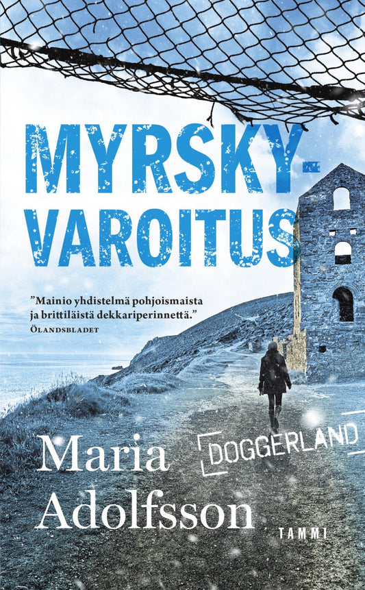 Etukansi. Maria Adolfsson. Myrskyvaroitus.