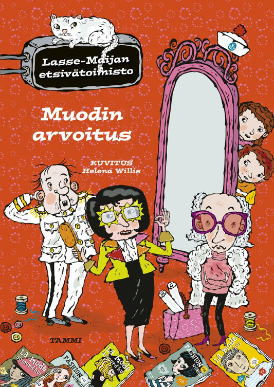 Etukansi. Martin Widmark. Helena Willis. Muodin arvoitus. Lasse-Maijan etsivätoimisto.