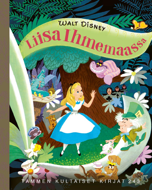Etukansi. Disney. Liisa Ihmemaassa. TKK 243.