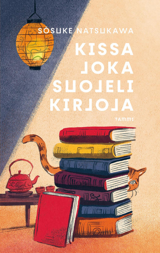 Etukansi. Sōsuke Natsukawa. Kissa joka suojeli kirjoja.