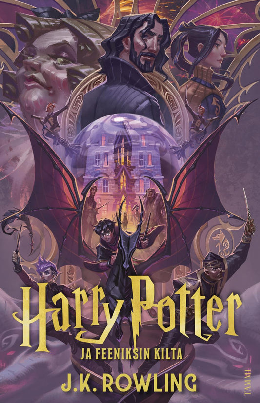 Etukansi. J.K. Rowling. Harry Potter ja Feeniksin kilta.