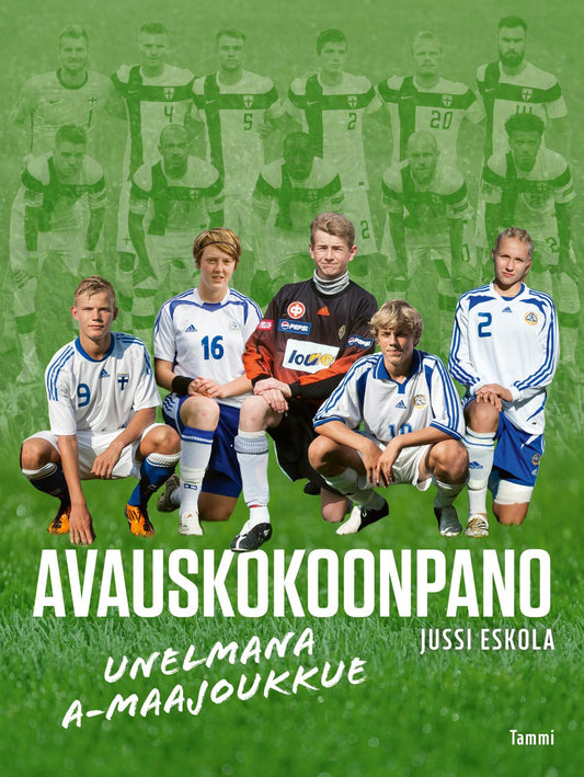 Etukansi. Jussi Eskola. Avauskokoonpano.
