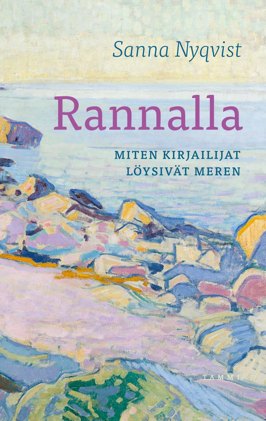Etukansi. Sanna Nyqvist. Rannalla.